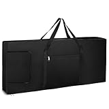 Lawei 61 Key Keyboard Tasche Keyboardtasche Tragbar Keyboard Piano Soft Bag Portable Wasserdicht Keyboard Tasche Gepolstert Gig Bag - 100 x 40 x 15cm, Schwarz