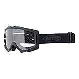 MTR S8 Pro Motorradbrille, Motocross Brille mit Schaumstoffausstattung, Crossbrille mit Klarer & Beschlagfreier Scheibe mit UV-Schutz (Kategorie 0), Auch als MTB Brille Geeignet