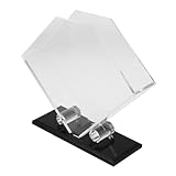 Tischserviettenhalter Stand Stehen Serviettenhalter für Stoffservietten für den einzug the office viereckiger serviettenhalter moderner Serviettenhalter Acryl Transparent MAGICLULU
