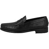 Geox Herren U New Damon B Loafer, Schwarz, 43 EU