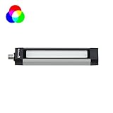 Waldmann 113161000-00804121 MLAL 12 S/DC/KLAR/90°/RGB Aufbauleuchte Mach LED Plus Forty, Länge 190mm, Durchmesser 40mm