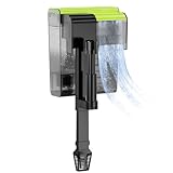 everfarel Hang On Filter Aquarium,450L/h Aquarium Außenfilter mit UVC 4-in-1 Einstellbarer Durchfluss Fish Tank Filter, Wasserfallfilter für 10-100L Aquarien