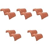Kisangel 5sets Schildkröten-versteckloch Schildkröte Bettwäsche Aquarium Für Schildkröten Kaninchen Zubehör Für Reptilien Schildkrötenhaus Ratte Plüsch Reptilien Wärmelampen Wurf Ton 2pcs*5