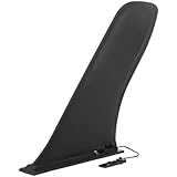 Yardwe Surfbrettflossen Surfbrett-fin-Clips Surfzubehör Surfbretter Zubehör Für Stand-up-paddleboards Paddel Aufblasbares Brett Surfbrett-flossenschraube Ersatzflosse Black Plastik