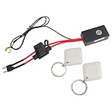 Wrtysully M506 Auto-Wegfahrsperre, Kabellose Auto-Motorsperre, Automatische Diebstahlsicherung, Intelligentes Alarmsystem mit Stromkreisunterbrechung