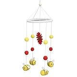 Baby -Kindergarten -Sonnenblumenbiene, die Mobile für die Infanette -Wiege Hängen, die Entwicklung und das Wachstum Fördert