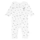 Steiff Baby-Jungen Strampler Langarm, Bright White, 50