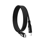 100 W Schnellladekabel, doppelseitiges USB-C-Kabel, 20 Gbit/s, Datensynchronisation, 8K60Hz, Videoübertragung für Handy, USB-C-Ladekabel