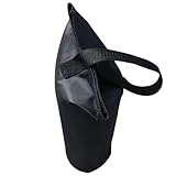 ROMISBABA Winddichter Sandsack aus Wasserdichtem Oxford Faltbarer Gewichtssack zur Befestigung von Pavillons Zelten und Markisen im Outdoor campingbereich Schwarz