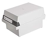 HAN Karteikasten DIN A6 quer - attraktives Design für 800 Karten mit großem Beschriftungsfeld, 966-11