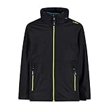 CMP - Kid Jacket Fix Hood Detachble Inn.Jacket, Boy, Antracite-Deep Lake, 152