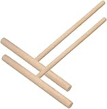 2 Stück Crêpes-Maker aus Holz, Pfannkuchen-Teigstreuer, Stab, Küche, Kochutensilien, Werkzeuge, Restaurant, Kantine, Zubehör, besonders nützlich