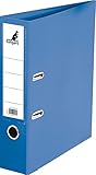 Kangaro PP Kunststoff Ordner 7,5 cm Rückenbreite DIN A4. Farbe Blau (Ringordner, Aktenordner, Briefordner), 7.5x28.5x31.5