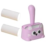 Fusselrolle, Tierhaarentferner, Katzenreiniger, wiederverwendbare Fusselbürste, PC-Material, kompaktes Design, für Kleidung, Möbel, Bettwäsche, Auto, Couch, tragbare Größe, 20 cm