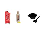 Haarfärbe-Set 100 ml + Sauerstoff 200 ml + Pinsel + Schüssel - PLURA (8 - Hellblond)