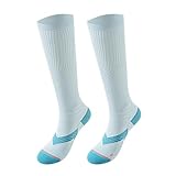 Lerpwige Sportsocken, Kompressionssocken, Fußball-Handtuch, Unterteil, Sport, Baseball, Fußball, für Sport, Baseball, Fußball, blau, Einheitsgröße