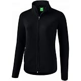 Erima Damen Basic Sweat Jacke (2071816), schwarz, 40