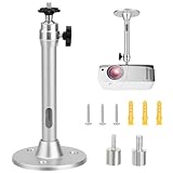 Mini Projektor Halterung Deckenhalterung Mini Beamer Halterung Traglast 5 KG Aluminium für Die Meisten Mini-Projektoren 18 x 8,8 cm