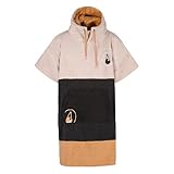 WAVE HAWAII Bade-Poncho Soul für Damen & Herren | Größe M, 160-190cm | 100% Baumwolle Surf-Poncho | Frottee-Handtuch Mit Hoher Wasserabsorption | Umziehhilfe Strand Erwachsene