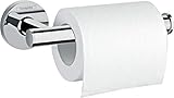 hansgrohe Logis Universal - Toilettenpapierhalter, Klopapierhalter für Wandmontage, Klorollenhalter, verdeckte Befestigung, Badezimmer Zubehör, Chrom, 41726000
