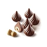 silikomart | SCG28 Silikonform für CHOCO FLAME Pralinen, Antihaft, 15 Pralinen, Packung mit 1 Form für Süßigkeiten, Easy Choc 3D, Ø 27 h 28 mm, Made in Italy