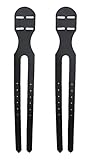 Horse 403GC05BK Gurtkonverter aus Leder, Western- auf Englisch, Schwarz, 2 Stück