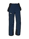 Schöffel Jungen Ski Pants Joran B, wind- und wasserdichte Kinder Schneehose, wasserdichte Skihose mit Schneefang und Hosenträgern, navy blazer, 128