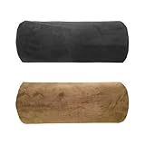 Halbmonds Beinkissen - 2 Stück Fußstützenkissen für Relaxsessel | Multifunktions Kniekissen | Effektive Unterstützung für Seiten & Rückenschläfer, Kopf, Nacken, Taille, Beine und Knöchel | 58x25x10cm