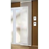 BB-Toy-Trades Flächenvorhang Schiebegardine Schiebevorhang Gardine Vorhang für Fenster aus Voile BxH 60x245cm 1 Stück in wollweiss