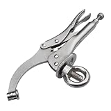 Yhsioaklo Schraubstock für Säulenbohrmaschine - Schweißklemmen 23 cm - Multifunktionswerkzeug mit Schnellspanner, rostfrei, sicheres Verriegelungszubehör