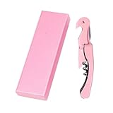 Kellnermesser Rosa mit Geschenkbox，3-in-1 Flaschenöffner，Upgraded Heavy Duty Edelstahl Korkenzieher Wein,Weinöffner für Sommeliers Kellner und Barkeeper