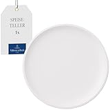 Villeroy & Boch – Artesano Speiseteller 27 cm Weiß, Spülmaschinenfest, Mikrowellensicher, Geschirr Keramik, Essteller, Teller Modern, Premium Porzellan
