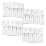 VALICLUD 20 Stück Teiliges Schaumspender Flaschen aus Kunststoff Nachfüllbare Reisegröße Pumpspender für Shampoo Lotion und Seife Auslaufsicher mit Sicherheitsverschluss für Badezimmer und