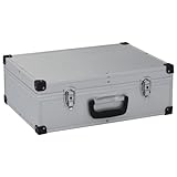 Werkzeugkoffer 46 x 33 x 16 cm Silber Aluminium, Xichuzi Werkzeugtrolley, Werkzeugset, Werkzeug-sets, Tool Set, Werkzeugtasche Gefüllt