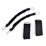 HANABASS Widerstandsband Knöchelriemen Elastisches Trainingsband für Stretchübungen und Krafttraining Geeignet für Altersgruppen und Fitnesslevels Komfortabel und Flexibel Zufällige Farbe