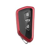 Ruiya Kompatibel mit Cupra Tavascan | Terramar | Formentor | Born | Leon Autoschlüssel Hülle , Schlüssel Hülle Schlüsselgehäuse Schlüsselbox TPU Autofernbedienungen Schlüsselhülle Tavascan Zubehör