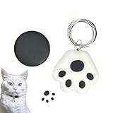 Feizikaw Mini-Katzenortungsgerät – Präzise weltweite Standortverfolgung – Ohne monatliche Abonnements – Kompatibel mit jedem Halsband​ (1 Stück)