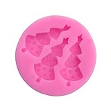 KICHOUSE Fondantformen aus Silikon Cake-Pop-Formen Drehscheibe Spieß Plätzchen tannenbaum silikonform silikonbackformen Umweltfreundliche Silikonform DIY Silikonform Kuchenform
