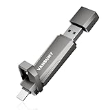 Vansuny USB-C Stick 256GB mit bis zu 1000 MB/s Externe SSD 256GB Dual USB-Stick USB-C + USB A Speicherstick für iPhone 15/16, Android-Telefon, Laptop, Tablet, Mac, Festkörper Laufwerk