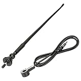 Audioproject A353 - Autoradio Autoantenne Dachantenne 40 cm Hochflexibel Universal Gummiantenne AM FM Marine KFZ LKW PKW Boot Traktor Auto Antenne Dach Radio