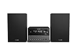 Philips Audio Mini Stereoanlage mit Bluetooth/HiFi-System, DAB+, UKW-Radio, USB, CD-Player, MP3, Bassreflex-Lautsprecher, Digitale Sound Kontrolle, 18 W TAM3505/12