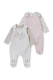 C&A Set Baby Mädchen Baumwolle Body Fit Verziert|Bedruckt|Unifarben rosa 62
