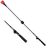 PGM Golfschwung-Trainer-Hilfe, 2.0, Golfschwung-Trainingshilfe, Golf-Übung, Aufwärmstab für Kraftflexibilität und Tempo-Training, Anzug zum Üben von Chippen, Schlagen, Golfzubehör