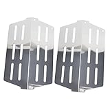 Milisten 1 Satz Grill Platte Elektrogrills Heiße Platte Grillplatte Für Gasherd Herd Zelt Flamme Lavasteine Für Gasgrill Multi Cooker Edelstahlhitze Grillzubehör Rostfreier Stahl Silver 2st