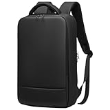 GYakeog Business Rucksack Herren mit Laptopfach 15.6 Zoll Laptop Rucksack Wasserdicht Rucksack Herren Arbeit für Reise Uni Büro-Schwarz