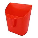 Asixxsix Große Futterschaufel, mit Kunststoff Umschlossene Eimerschaufel mit Seitengriff für Sandeis, Getreide, Vieh, Trockenfutter, Meeresbilgenreinigung und Restaurant-Portionierung