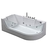 Simba Srl Hydromassage Badewanne 170 x 80 cm 1 personan - Venice