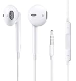 In-Ear-Kopfhörer mit Kabel,3,5 mm Klinkenstecker Kopfhörer,Ohrhörer mit Mikrofon und Lautstärkeregler,für iPhone,iPod,iPad,MP3,Samsung,Android,Laptop,kompatibel mit Allen Kopfhörern mit 3,5 mm Klinke