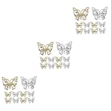 Ipetboom 3 Sätze Nagelschmuck Bohrer Nageldekorationen Für Nagelkunst Nagel Schmetterling Charms Schmetterling Nagel Charm Nagelkunst Zubehör Schmetterling Nägel Nagelkunst 10 Stück * 3