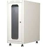 DIGITUS PC-Schrank - IP20 - Abschließbar - Auf Rollen - Innenabmessungen 583x246x550 mm - Passive Belüftung - Grau